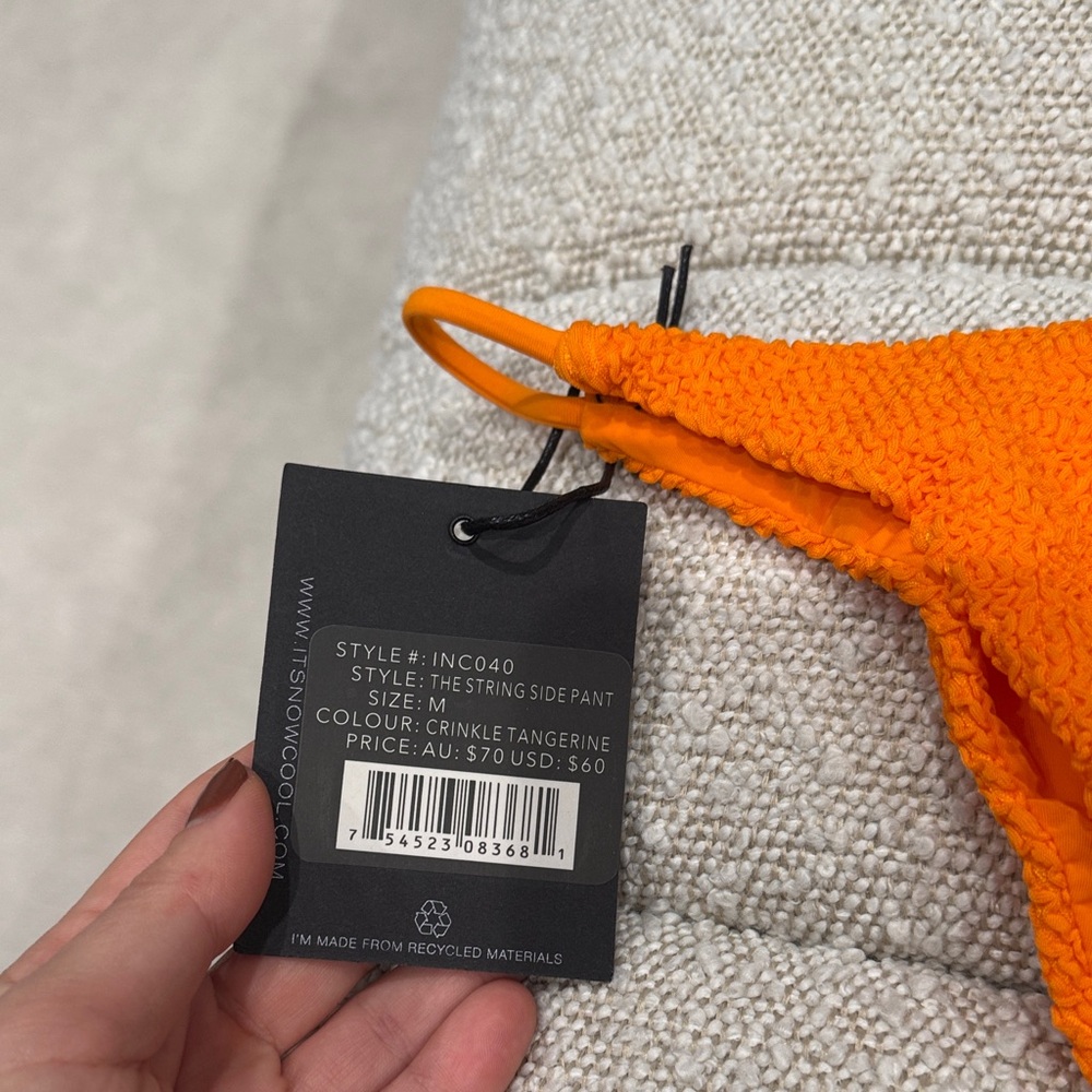 It’s now Cool Crinkled Orange Bikini Set - Picture 5 of 11